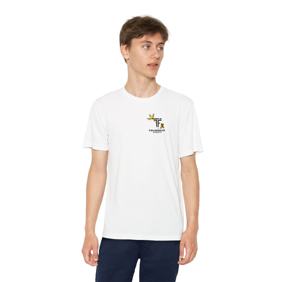 Thumbnail: Youth Sports Tee, Activewear, Gym Shirt, Fitness, Running Tee, Athletic Shirt