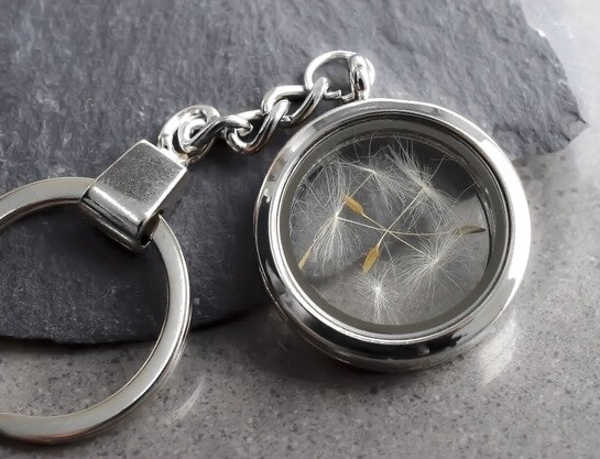 Miniaturbild: Pusteblumen Schlüsselanhänger — rosé