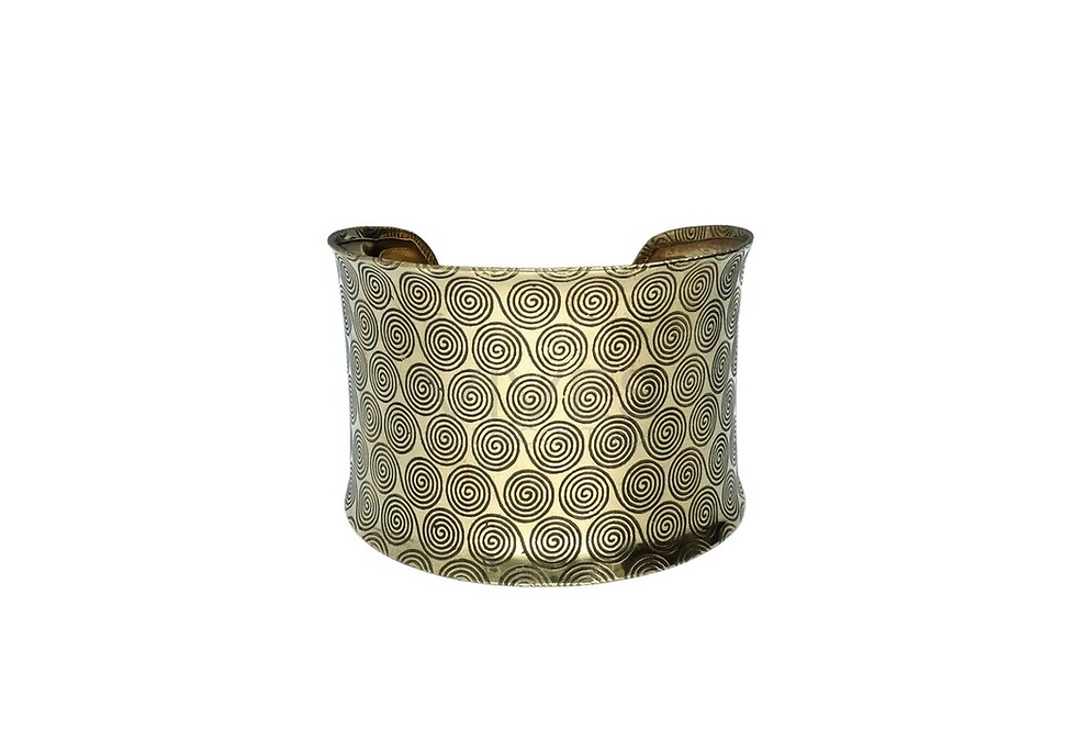 Miniaturbild: Dickes Bronze-Gold-Armband — Kreis