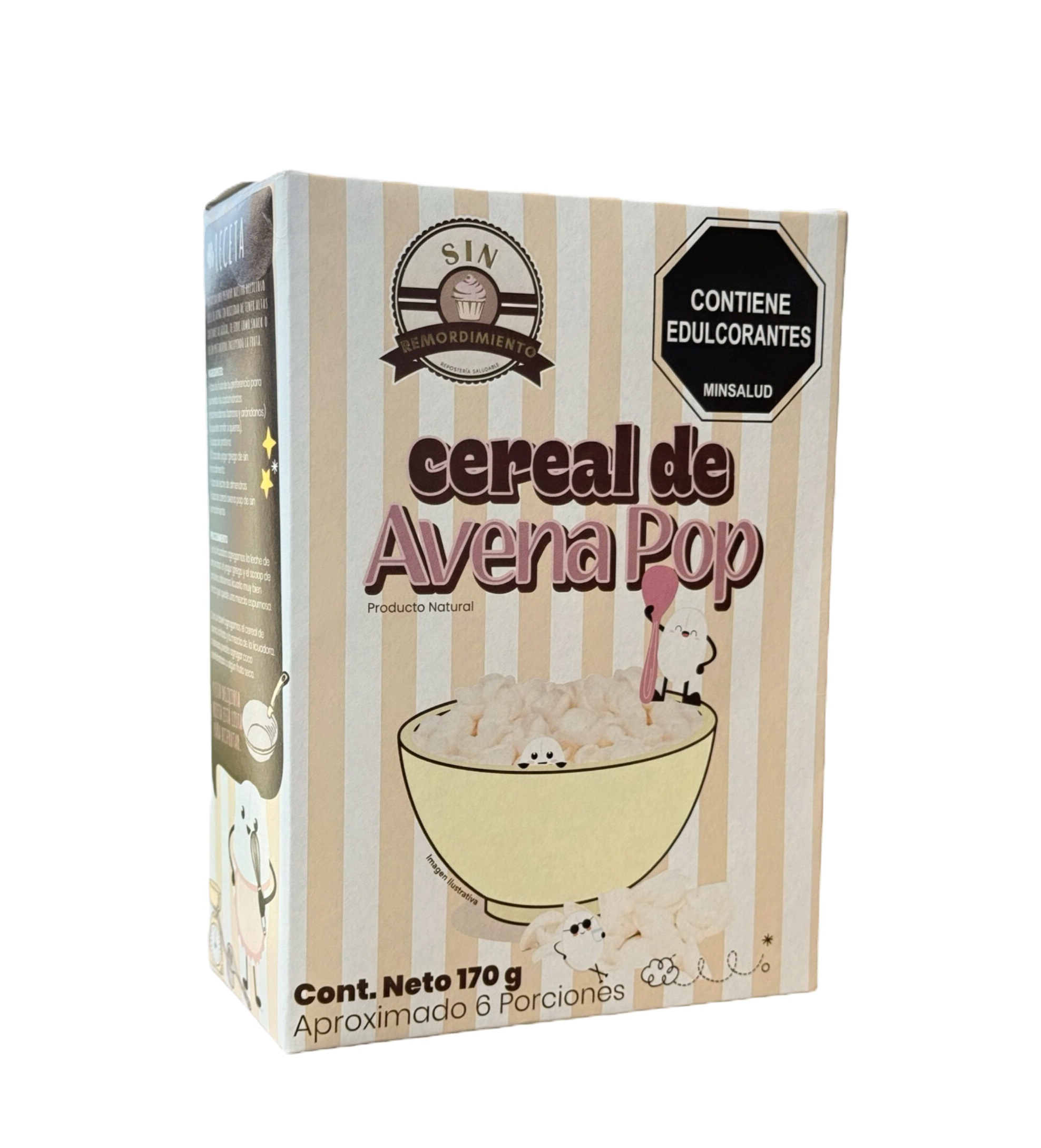 Cereal avena pop con stevia 170g