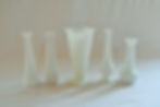 TALL MILK GLASS VASES