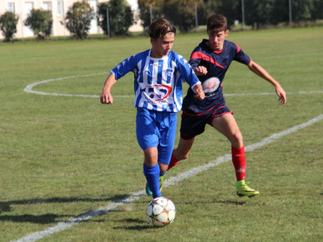 Les U18 au finish...