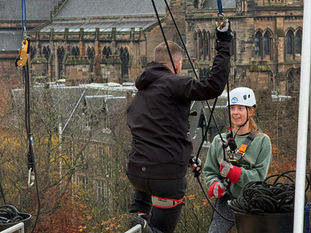 University of Glasgow Abseil raises £11,000 for their Annual Giving Day