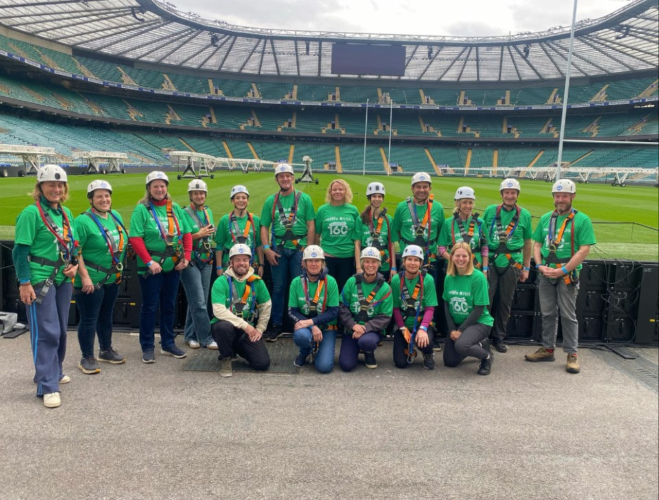 Team Vetlife at Allianz Stadium Zip Wire