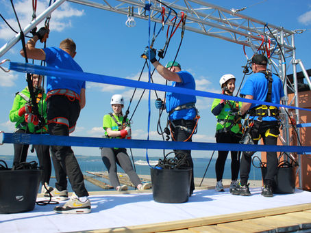 Height-based fundraising challenges with Big Bang Experiences