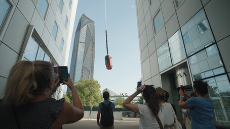 Spectacular Car Bungee Jump For Nissan France, In The Heart Of Paris!