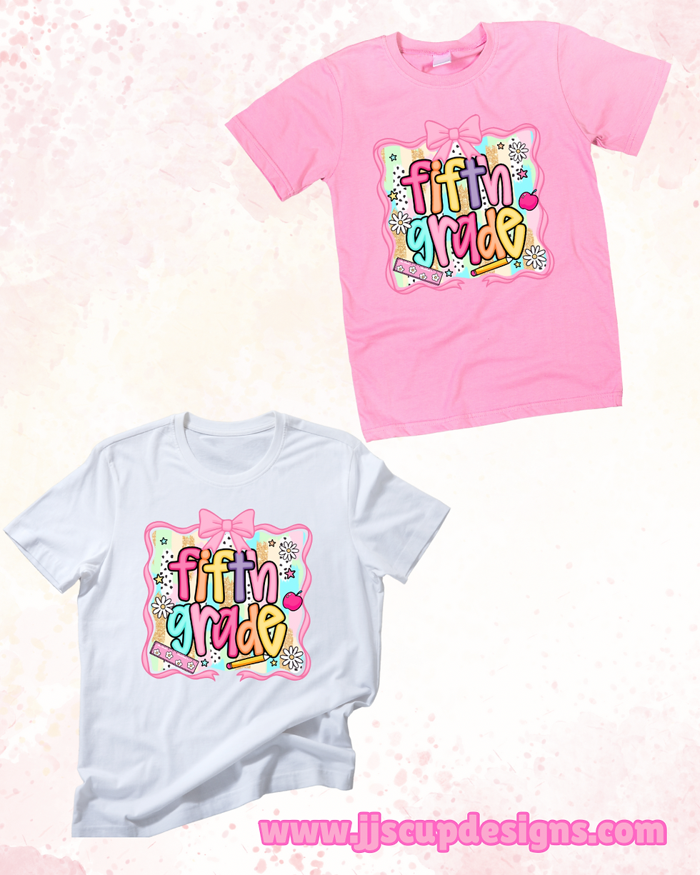 Thumbnail: Coquette Girl Back To School T-Shirt 