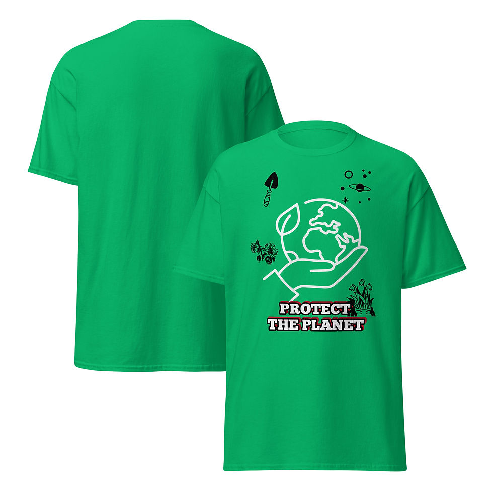Thumbnail: "PROTECT THE PLANET" Cotton T-Shirt