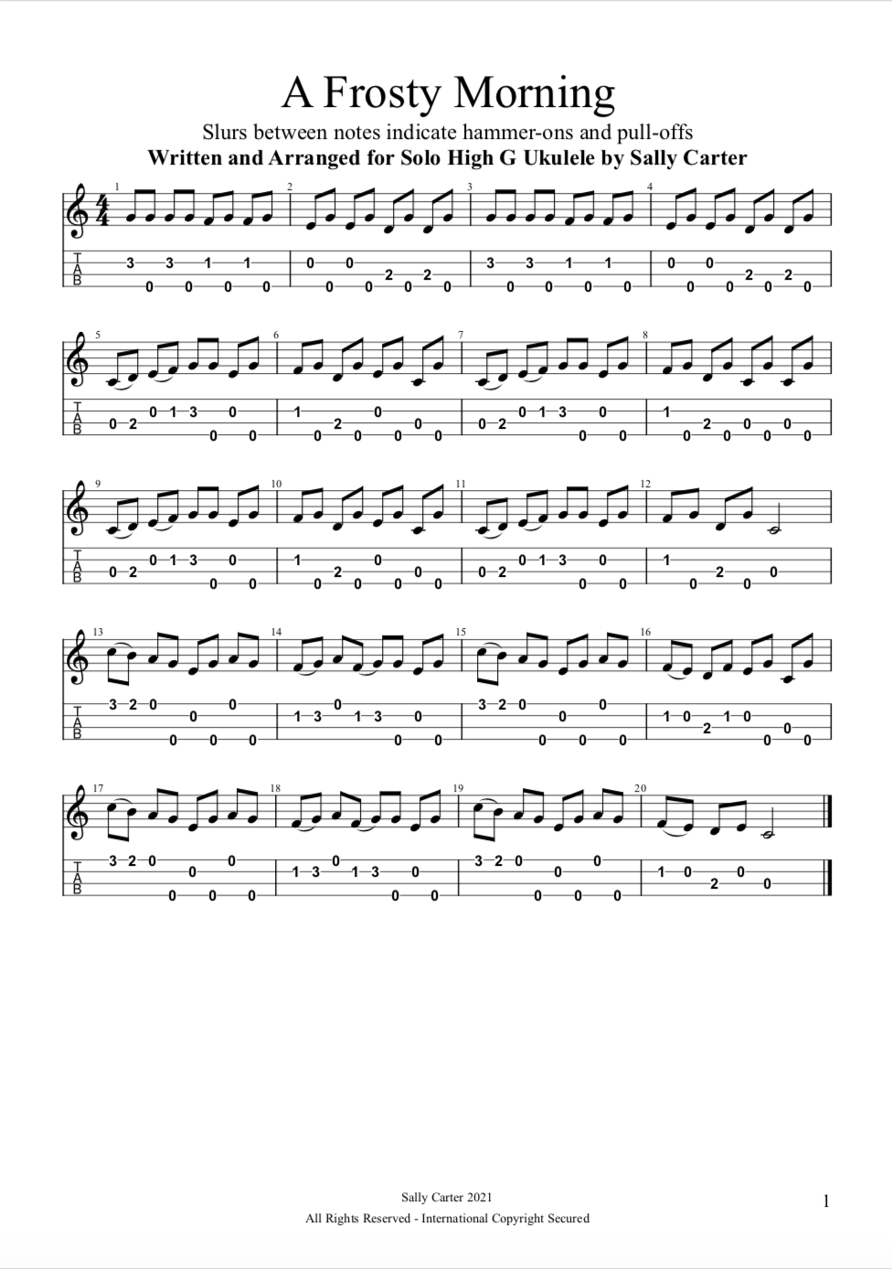 Thumbnail: Hardcopy - Ukulele Solo and Duo 1