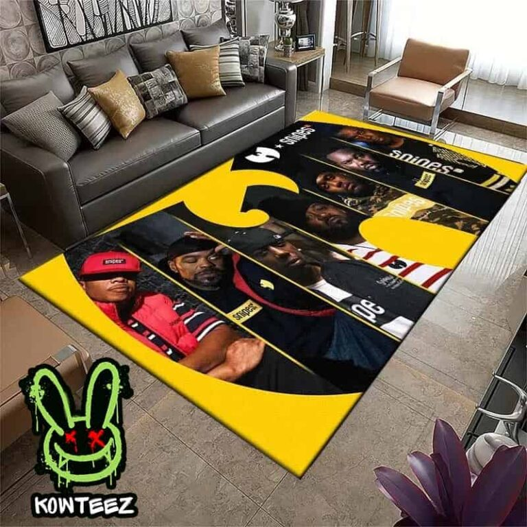 Wu-Tang Clan Yellow Logo Rug Carpet Classic Wu-Tang VibesWu-Tang Clan Yellow Logo Rug Carpet Classic Wu-Tang Vibes
