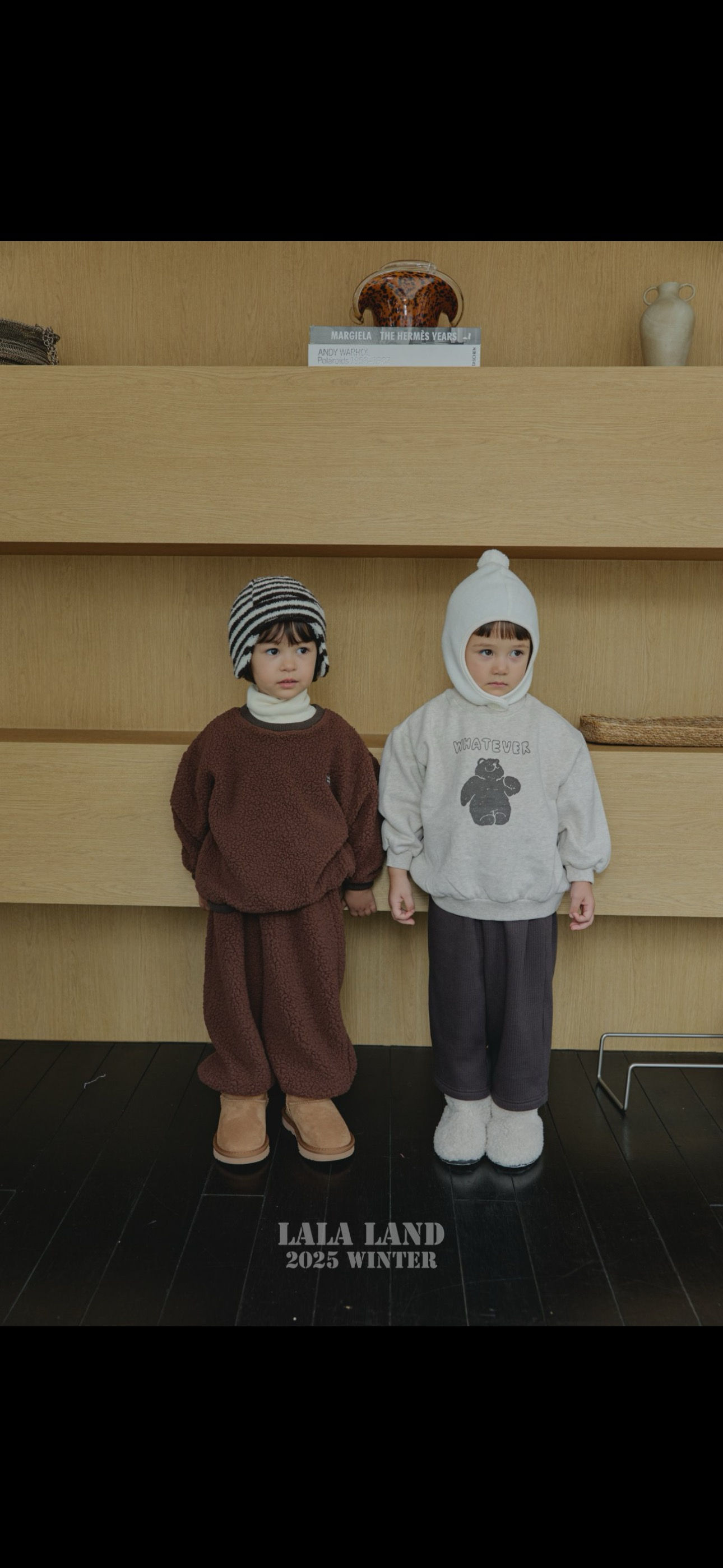 kids 스판골지 밍크바지