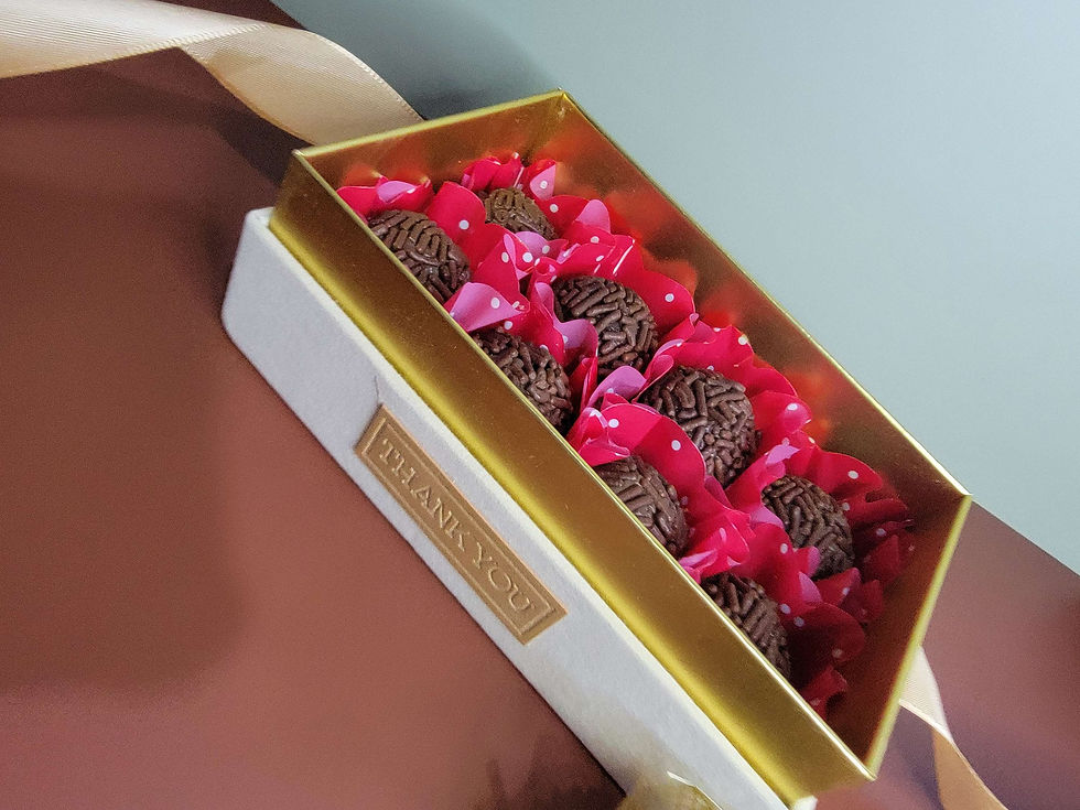 Thumbnail: Special gift box traditional brigadeiros 