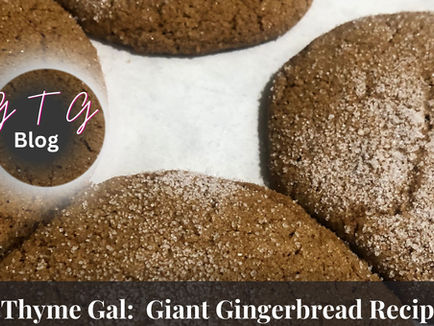 Giant Gingerbread Cookies