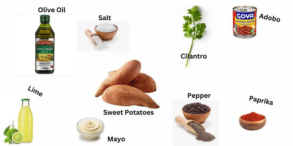 sweet potao fries with chiotle dip recipe virtual shopping list