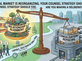The Legal Market Is Reorganizing.