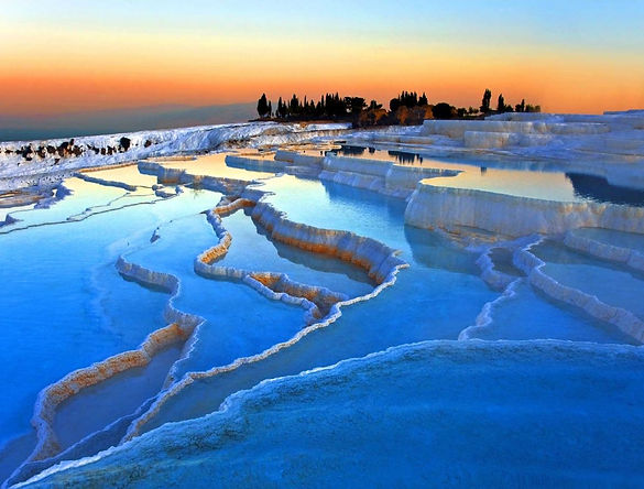 Pamukkale turu marmaris, marmaris travertenler