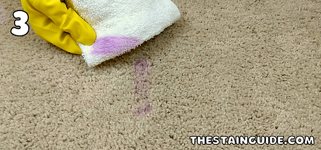 How to Remove Crayon Marks From Carpet - Step 3