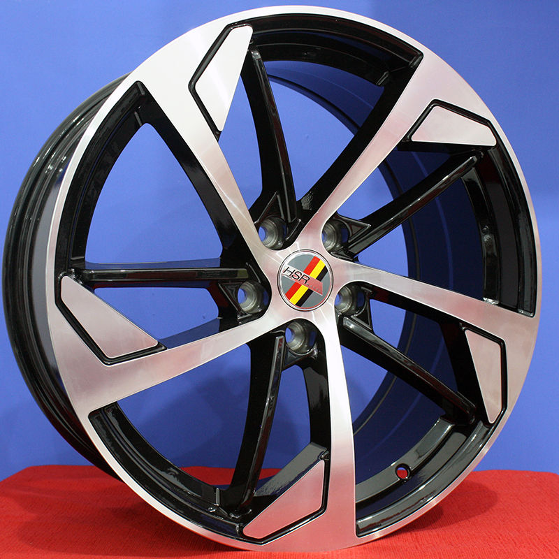 Thumbnail: ARAI 15043 HSR Ring.19 Lebar.8,5 PCD.5X112 ET.42 BLACK MACHINE FACE