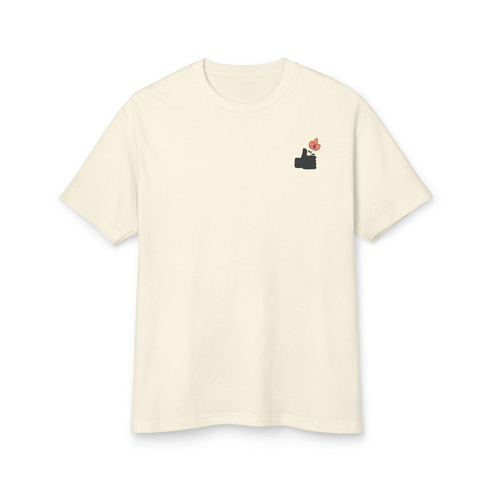 Thumbnail: Black Thumb Logo Tee — Vintage Style