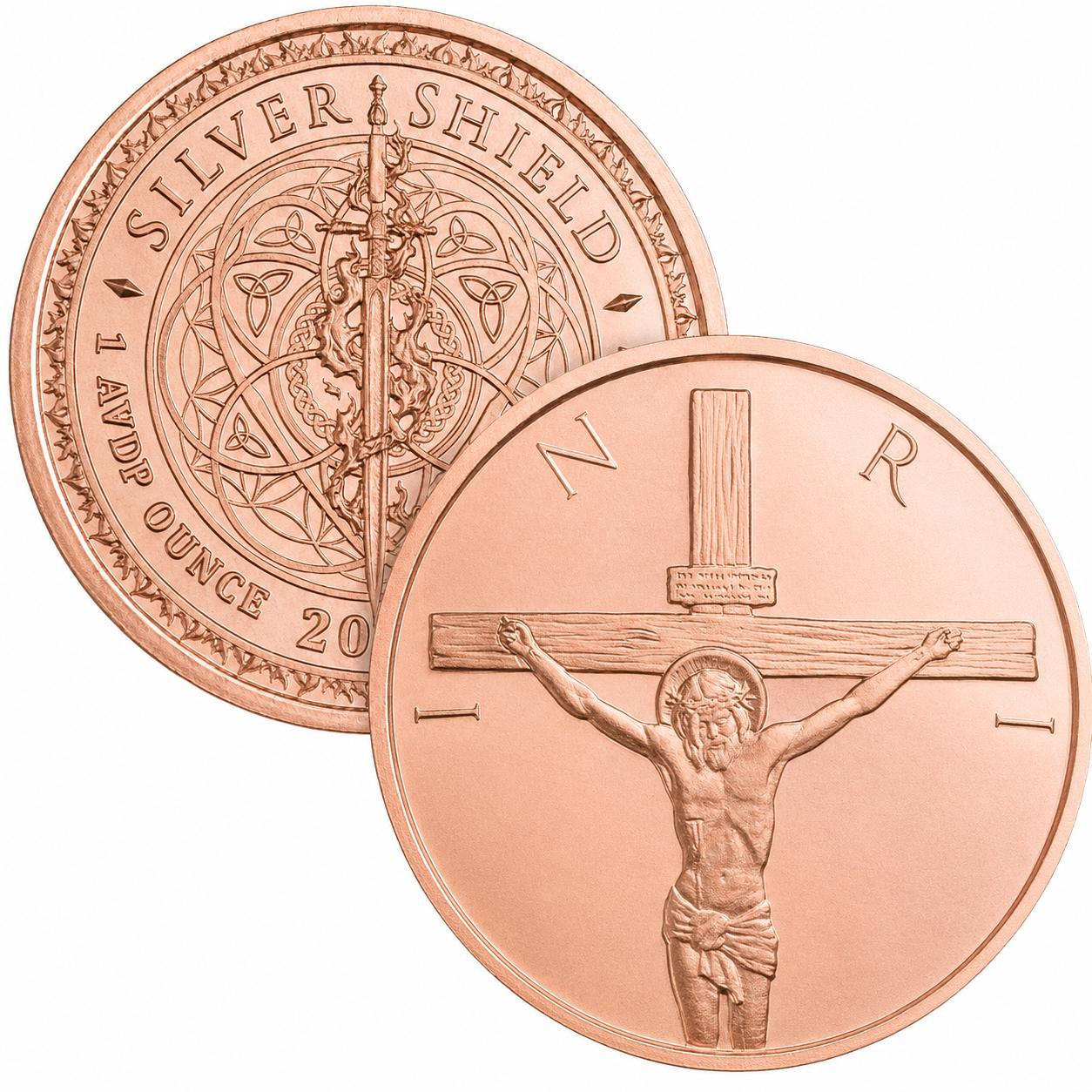1 oz Crucifixion Copper Round 2026