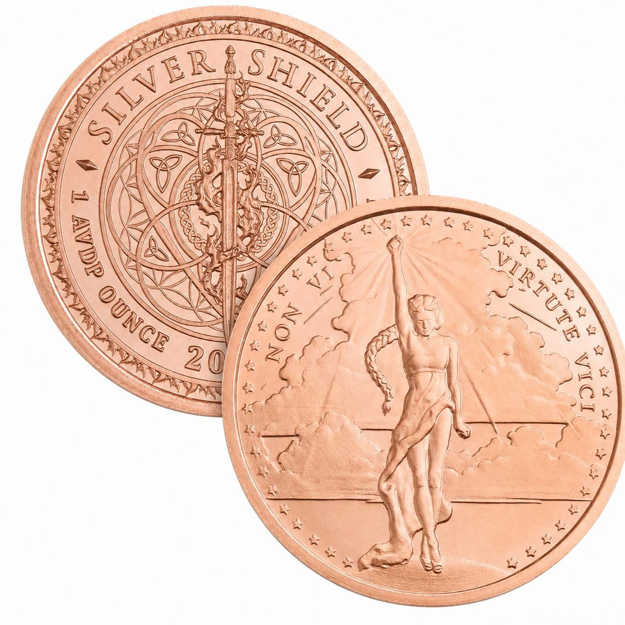 1 Oz Non Vi Virtute Vici Copper Round 2026