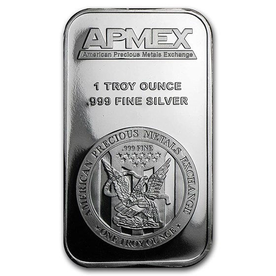 Thumbnail: 1 oz Silver Bar - APMEX (TEP)