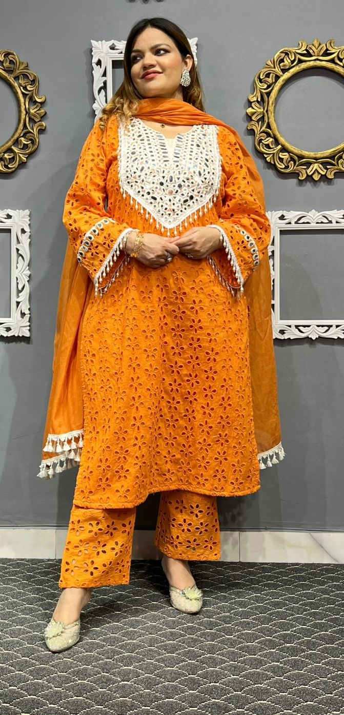 Thumbnail: THE LASHKARA SUIT(Orange)