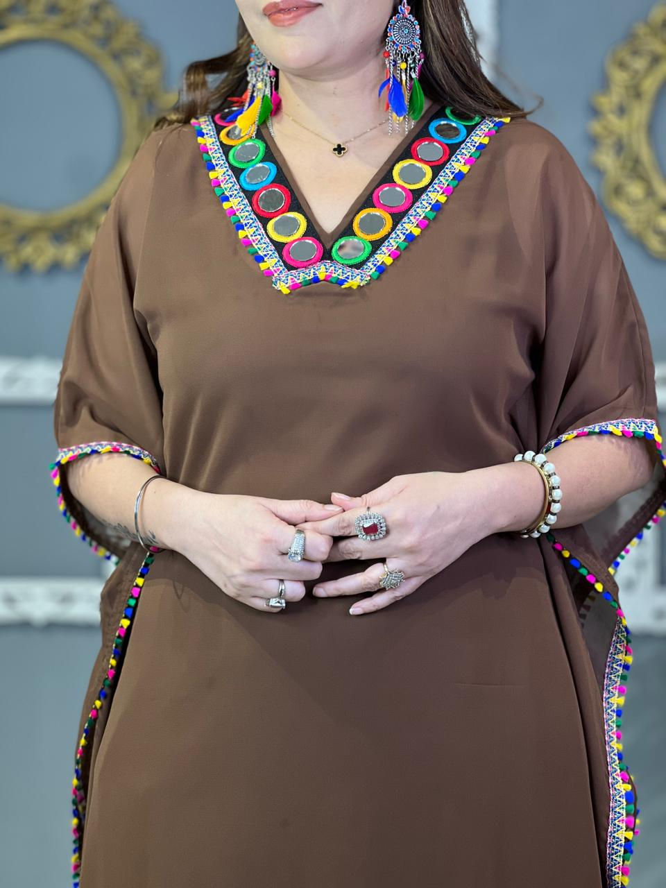 Thumbnail: THE RANGEEN BOHO KAFTAN