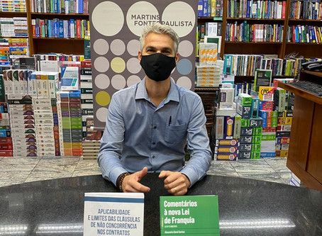 Alexandre David lança seu novo livro "Comentários à nova Lei de Franquia"