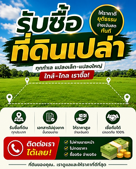 รับซื้อที่ดินเปล่า