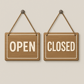 ป้ายแขวนเปิดปิด