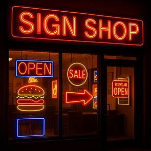 ร้านป้ายไฟใกล้ฉัน