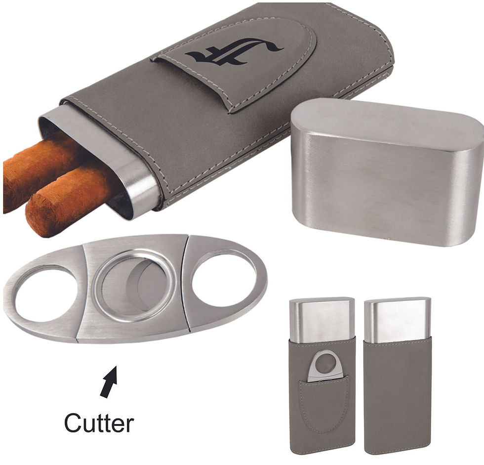 Miniatura: Personalized Leatherette Cigar Case