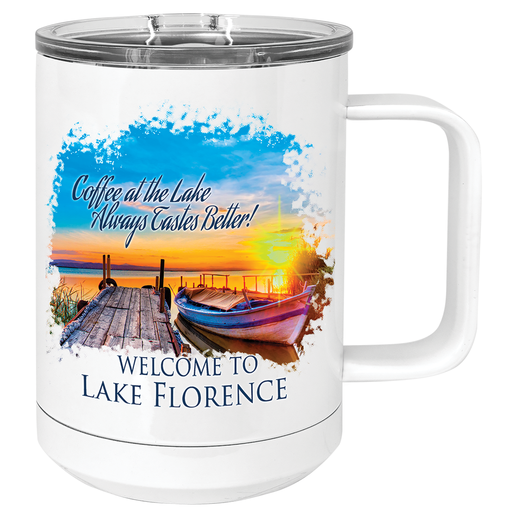 15 Oz Polar Camel   Vacuum Insulated Mug/kettle with Slider Lid Sublimated