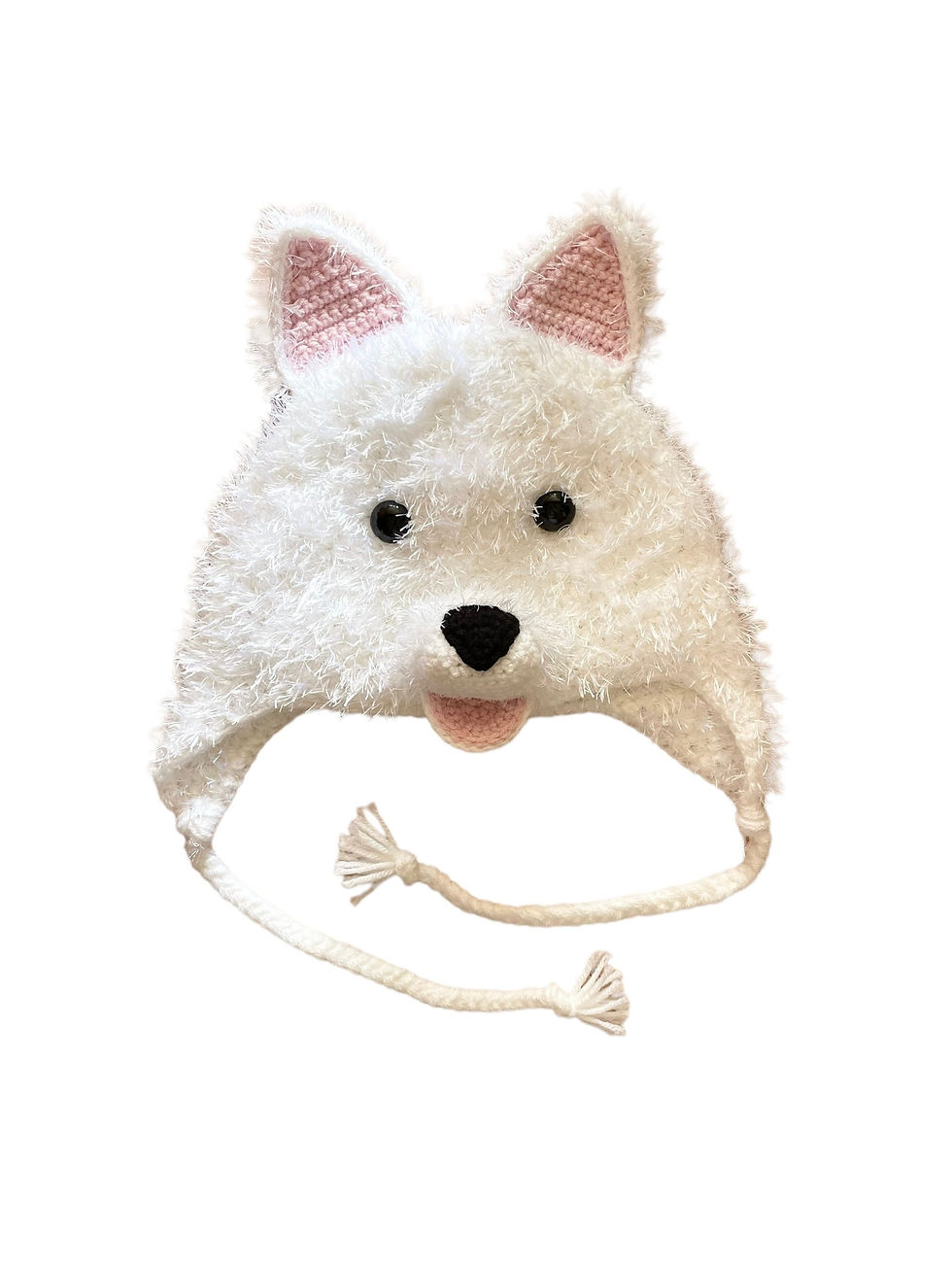 White Happy Puppy Dog Hat perfect gift for all dog lovers