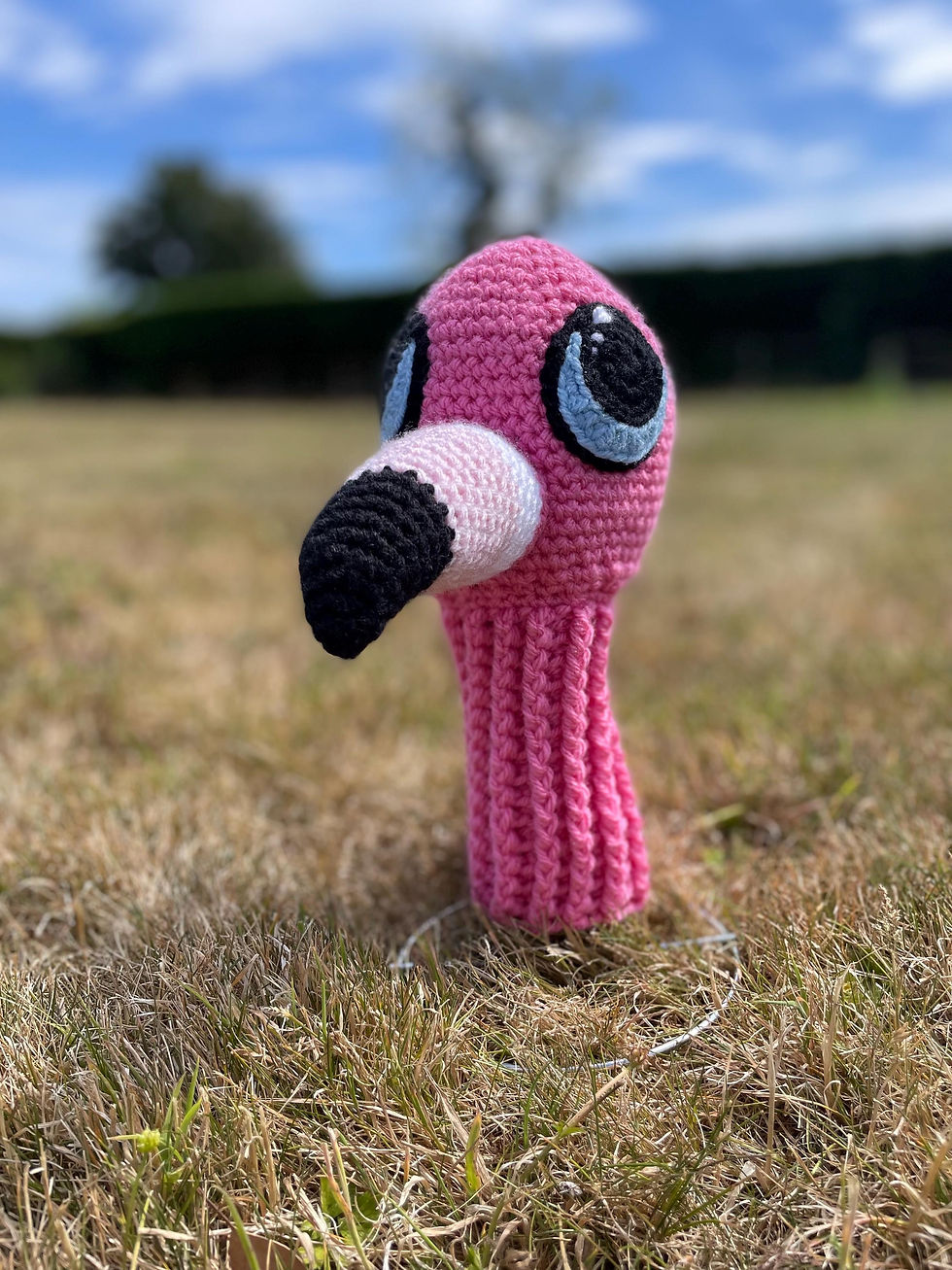 Thumbnail: Crocheted Koala Golf Driver Headcover: Handmade Golf Gift