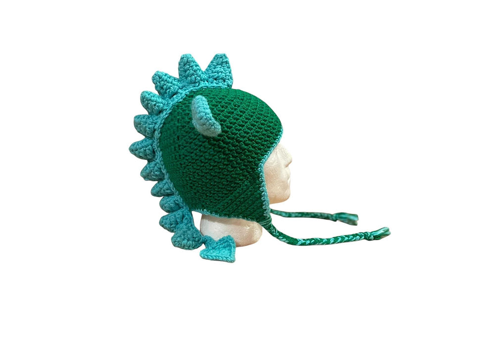 Thumbnail: Purple Dragon hat Year of the Dragon gift, Dragon birthday gift multi coloured D