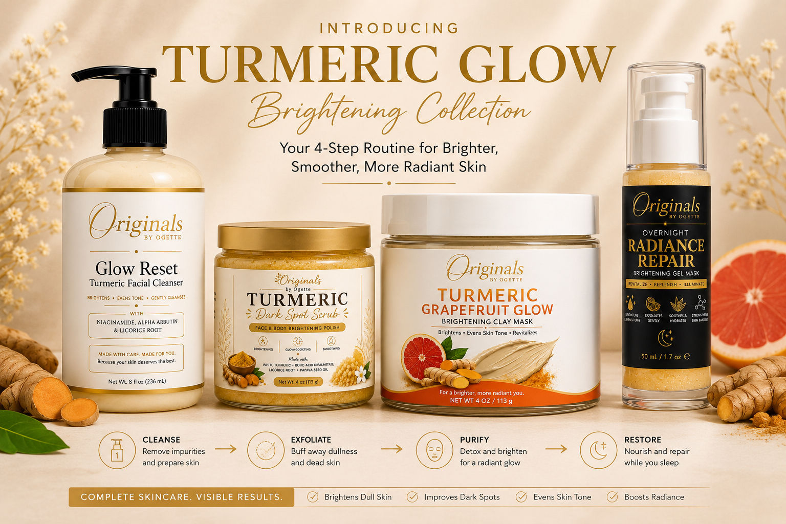 Turmeric Glow Brightening Collection