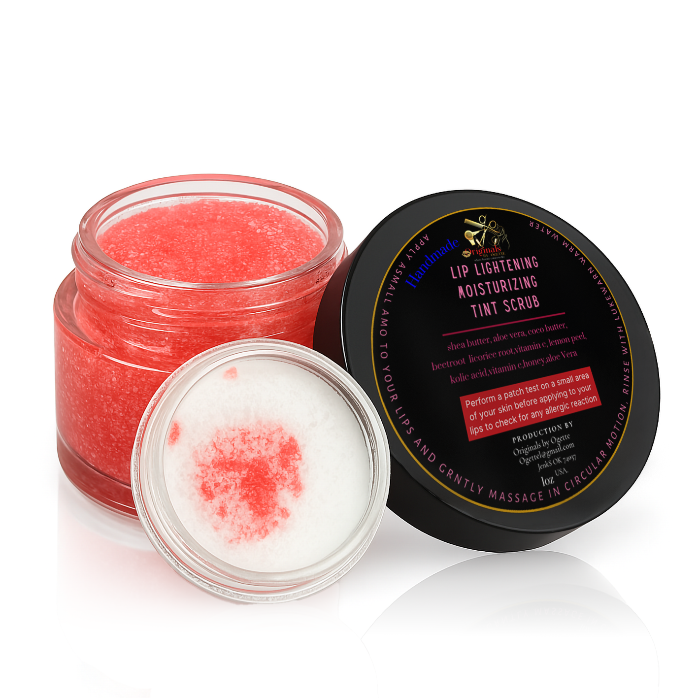 LIP LIGHTENING MOISTURIZING LIP SCRUB