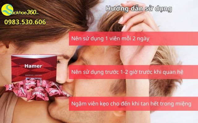 Hướng dẫn sử dụng Kẹo Sâm Hamer an toàn và hiệu quả