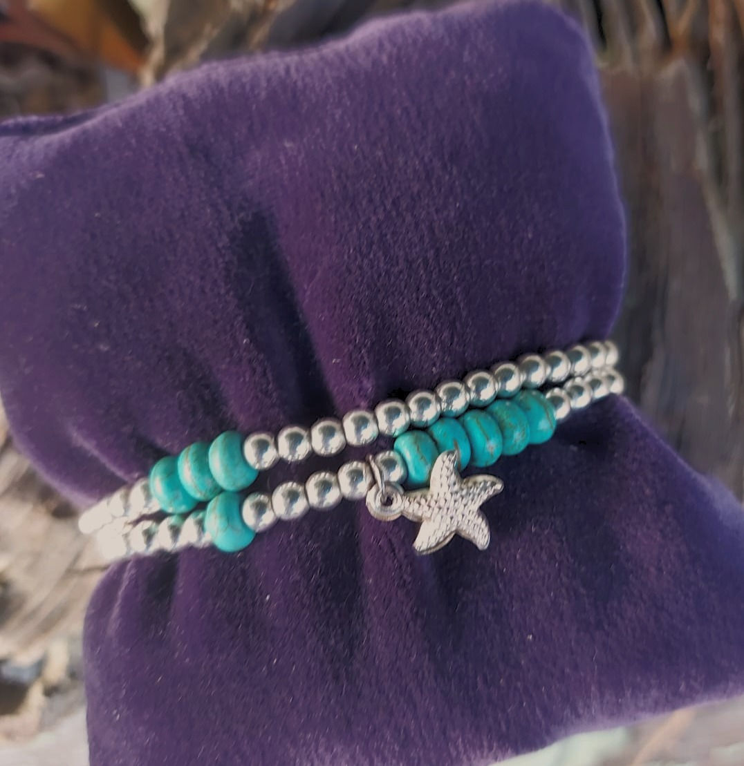 צמיד יד כפול כוכב ים