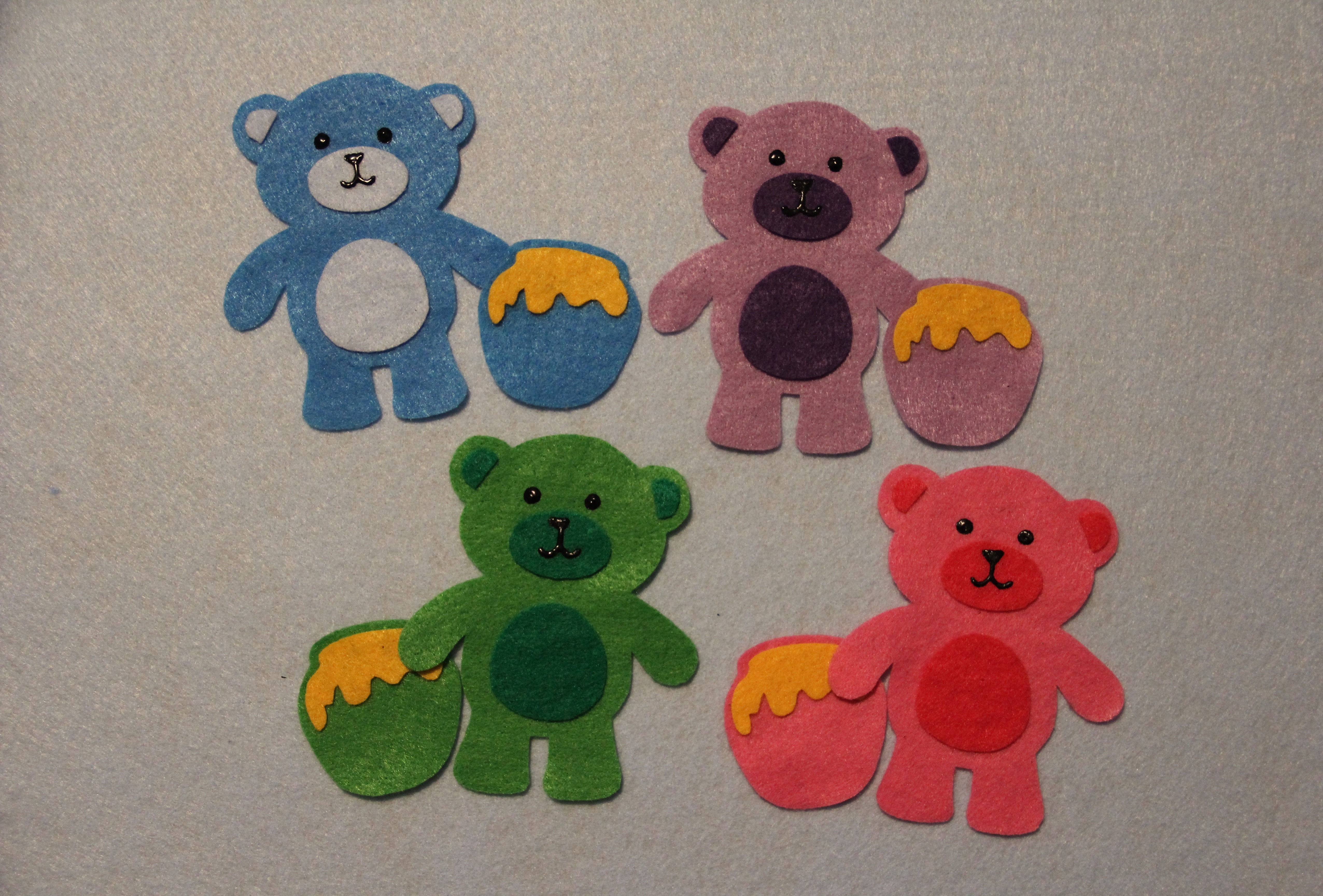 4 Little Bears Fast Asleep
