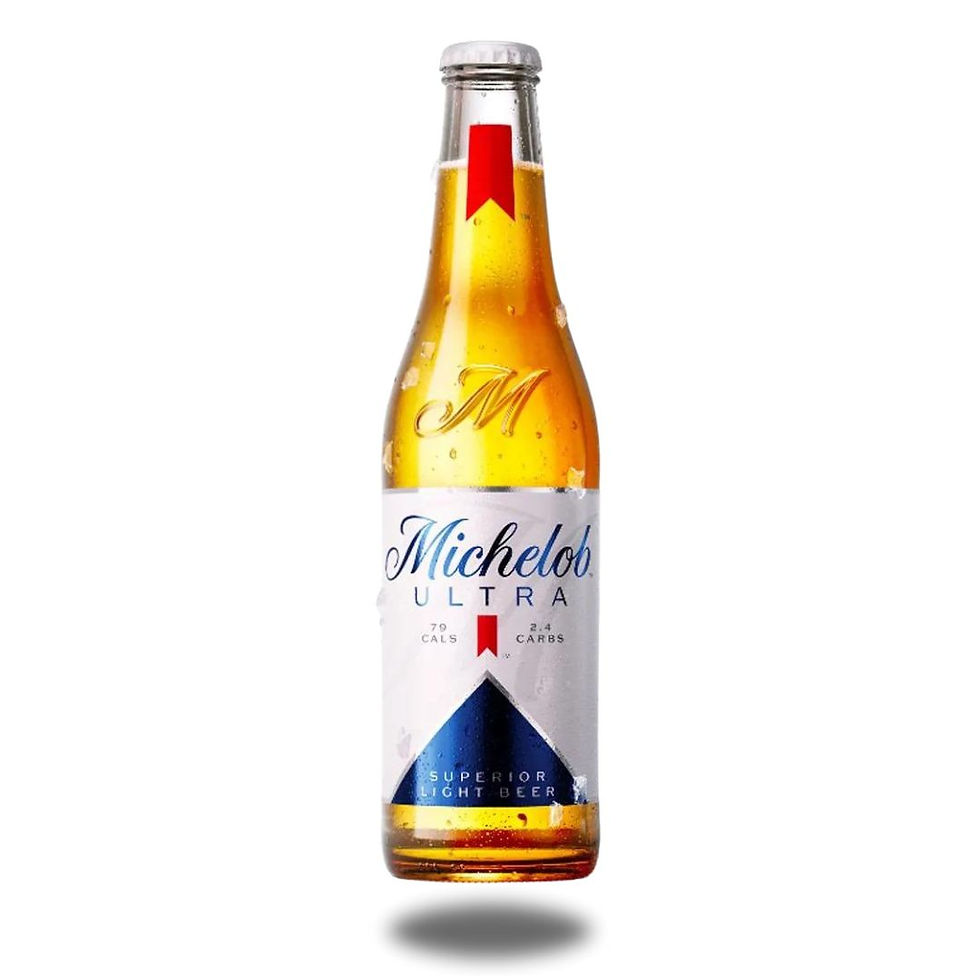 Garrafa de cerveja long neck michelong ultra 330ml