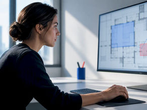 Technician reviewing a Revit callout relationship