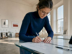 Designer drafting AutoCAD isometric workspace