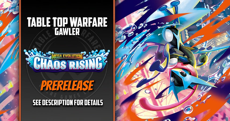 [GAWLER] Pokemon - Prerelease: Chaos Rising (Saturday)