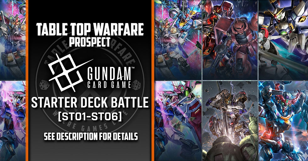 [PROSPECT] Gundam TCG - Starter Deck Battle ST01-ST06