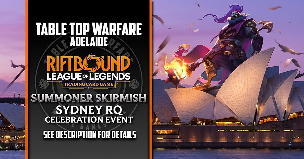 [ADELAIDE] Riftbound TCG - Summoner Skirmish & RQ Sydney Celebration (April)
