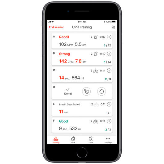 Thumbnail: CPR Prompt® Training and Practice TMAN 1 Adult/Child Manikin - Blue