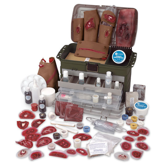 Simulaids® Deluxe Casualty Simulation Kit - Dark